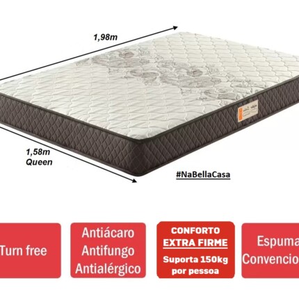 Cj. Box Queen 1,58m D33 – Firme – Ecoflex (1343) - Imagem 5
