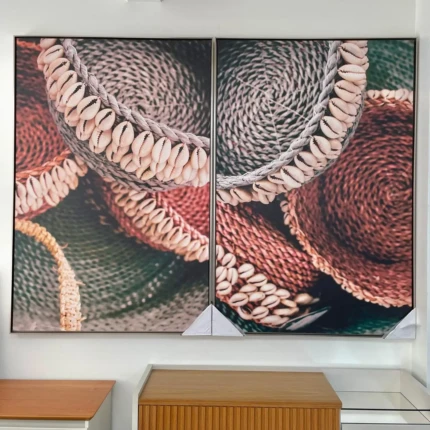 Kit com 02 Quadros em Canva 3,10m x 1,05m (6321)