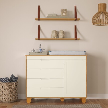 Quarto Infantil Zupy 4 Portas Off White - 03 Peças - Imagem 3