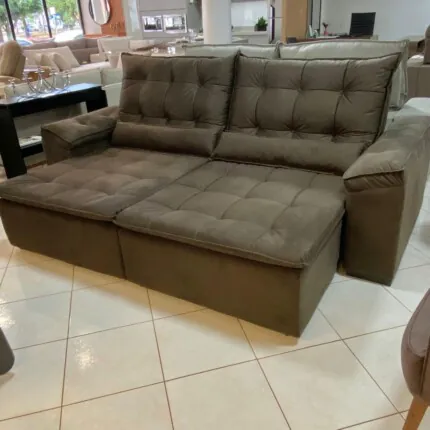 Sofa 2,50m Milão - Veludo Escuro (5167) - Imagem 5