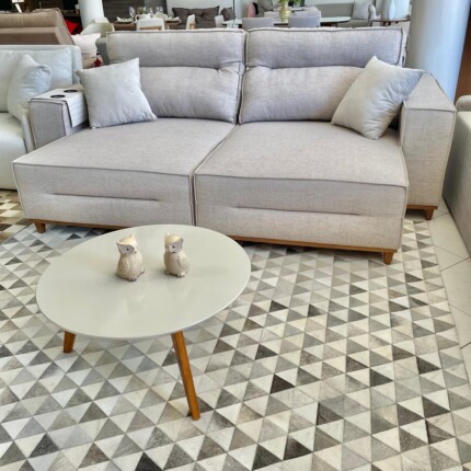 Sofa 2,60m Taylor Enele em Linho 687 (8027) - Imagem 3