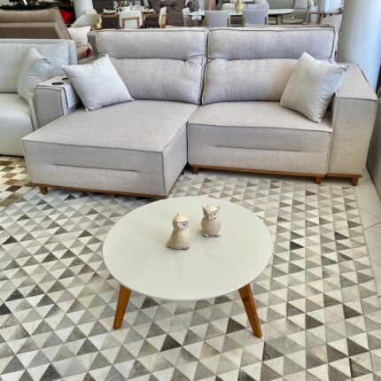 Sofa 2,60m Taylor Enele em Linho 687 (8027) - Imagem 1