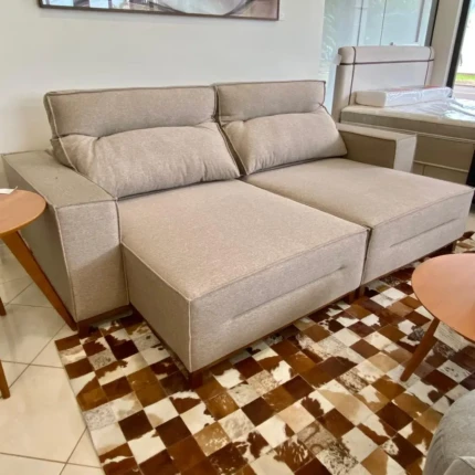 Sofa 2,60m Taylor Enele Tecido EasyClean Impermeavel (1174)