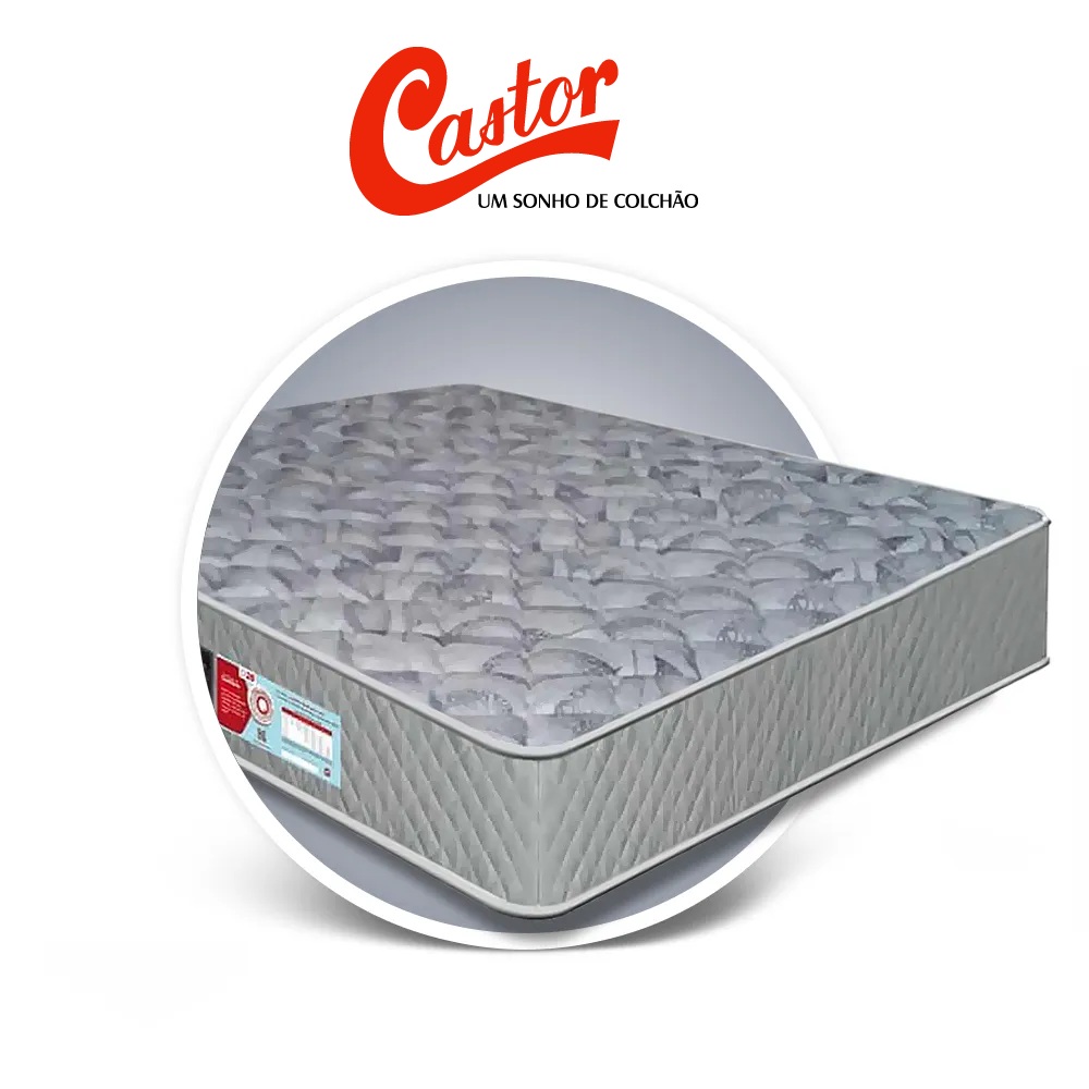 Casal – Colchão Castor D-33 Firme Expressive 1,38m x 18cm (4864