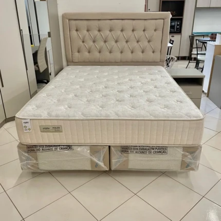 Cj. Box QUEEN 1,58m Maze Espuma Springer – Ecoflex (5115) - Imagem 1