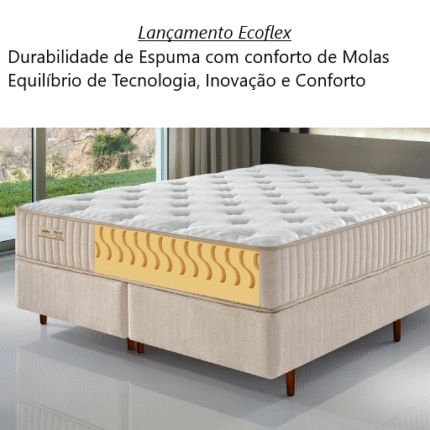 Cj. Box QUEEN 1,58m Maze Espuma Springer – Ecoflex (5115) - Imagem 6