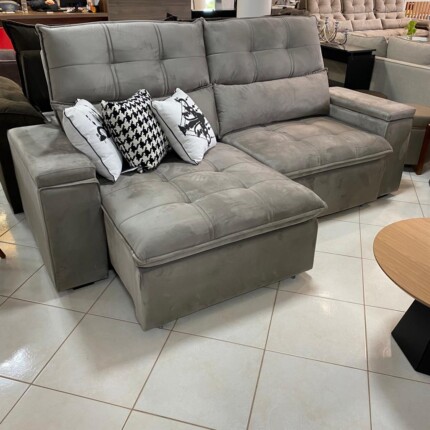 Sofa 2,30m Munique com Braço Porta Copos (1642) - Imagem 4