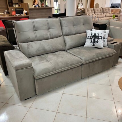 Sofa 2,30m Munique com Braço Porta Copos (1642) - Imagem 7