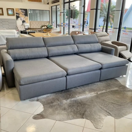 Sofa 3,00m Dublin Cinza (217) - Imagem 6