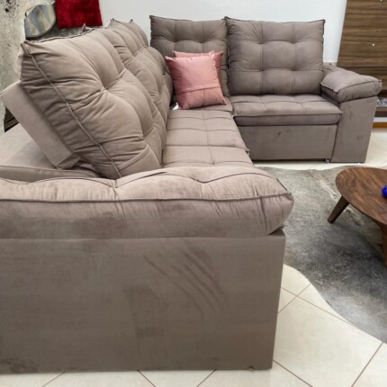 Sofa de Canto 3,35m x 2,45m Marselha (4798) - Imagem 10