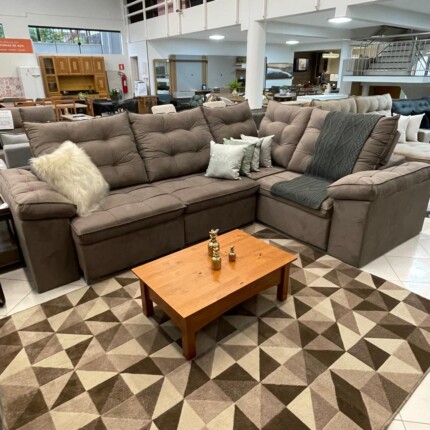 Sofa de Canto 3,35m x 2,45m Marselha (4798) - Imagem 2