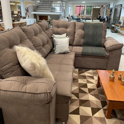 Sofa de Canto 3,35m x 2,45m Marselha (4798) - Imagem 13