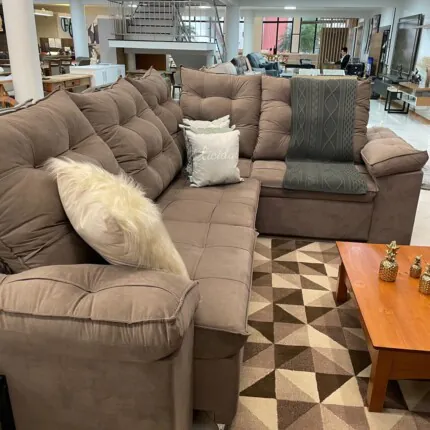 Sofa de Canto 3,35m x 2,45m Marselha (4798) - Imagem 13