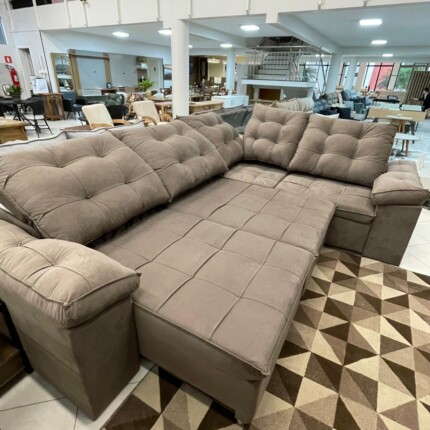 Sofa de Canto 3,35m x 2,45m Marselha (4798) - Imagem 11