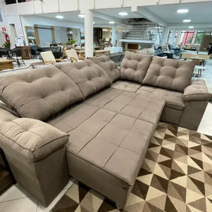 Sofa de Canto 3,35m x 2,45m Marselha (4798) - Imagem 11