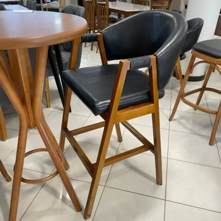 Kit Mesa Bistro com 2 Banquetas Dora com Braços (6455-5926) - Imagem 1