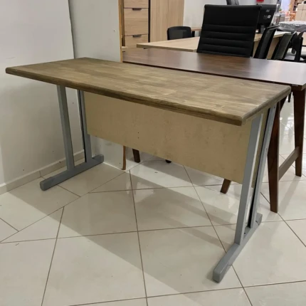 Mesa Escritório 1,25m Tampo Rústico - SHOW ROOM (345) - Imagem 3