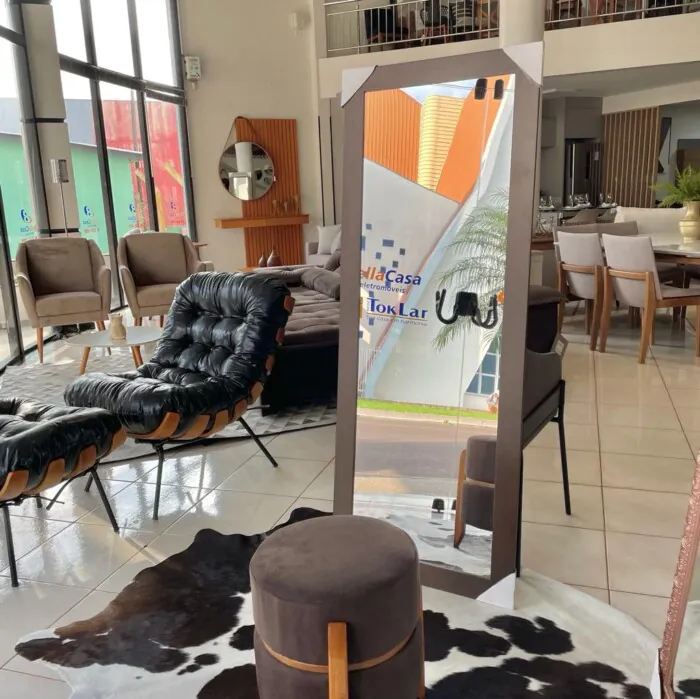 1,63m - Design - Espelho 6mm MOLDURA LISA (CD 732) (1)