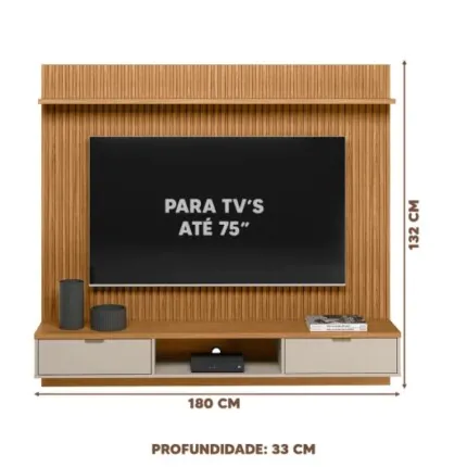 Painel 1,80m Genova Ripado Nature (4138) - Imagem 6