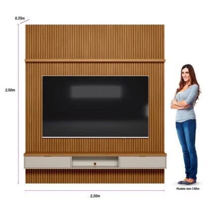 Painel 2,19m Ripado com altura 2,50m (3142) - Imagem 6
