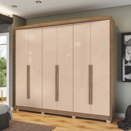 Roupeiro 2,69m 6 Portas CB03N566 (1569) - Imagem 4