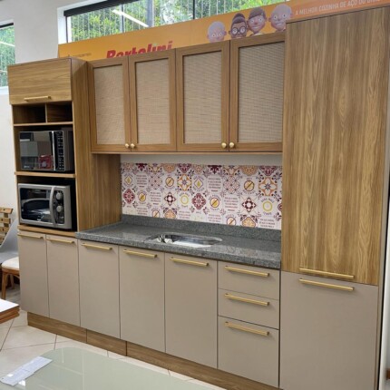 Cozinha 2,80m Botanic com Tela (4351) - Image 5