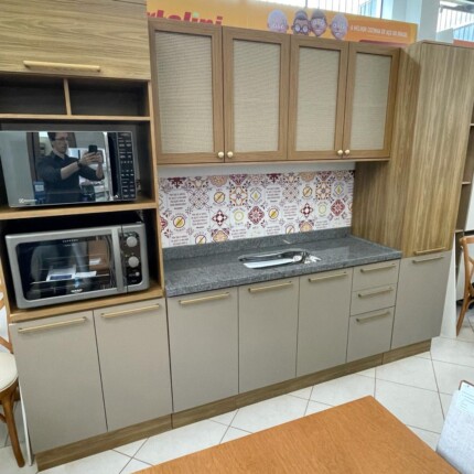 Cozinha 2,80m Botanic com Tela (4351) - Image 6