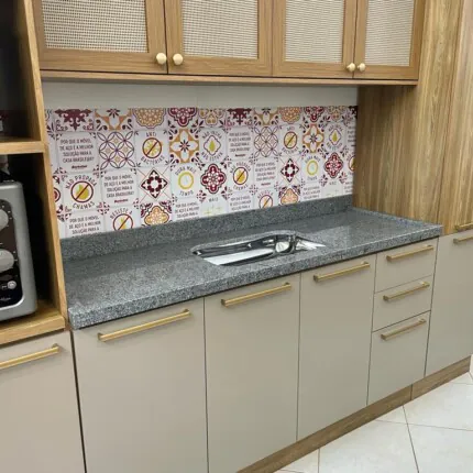 Cozinha 2,80m Botanic com Tela (4351) - Imagem 4