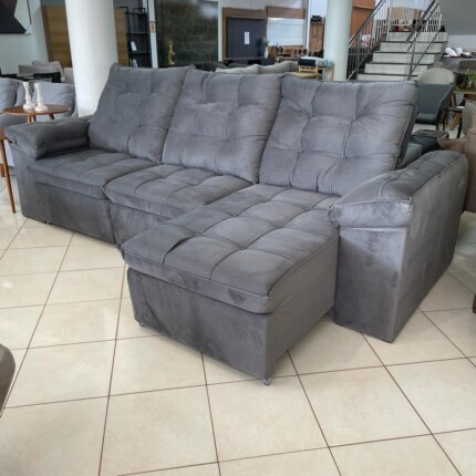 Sofa 3,05m Marselha em Veludo (4368) - Imagem 5