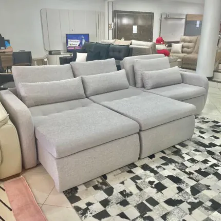 Sofa 3m Zurich vira Cama tecido Linho (3921) - Imagem 6