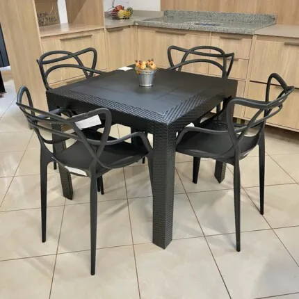 Mesa Ibiza (4170) com 4 Cadeiras Aviv Allegra (1203) - Imagem 1