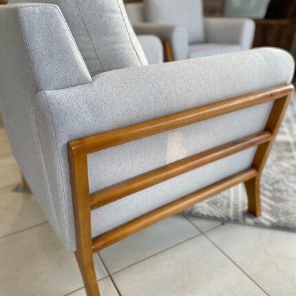 Poltrona Sabrina Linho Gelo (4825) - Image 4