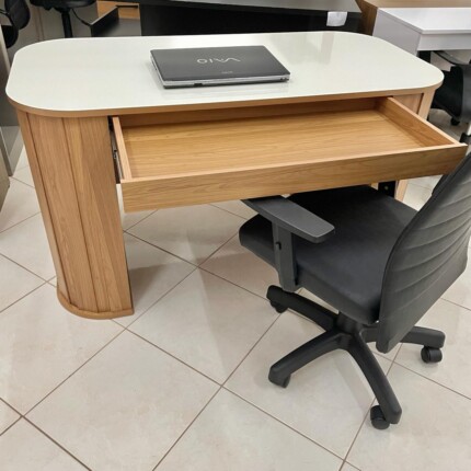 Mesa Escritorio 1,35m C721 MDF com 1 Gaveta (2144) - Image 3