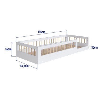 Cama Montessoriana de Solteiro Afetto AFT008 (5481) - Imagem 3