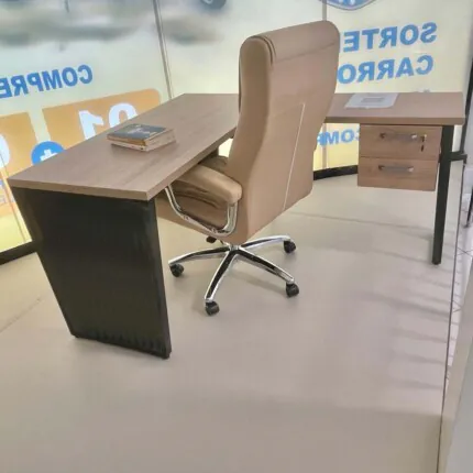 Mesa de Escritório Canto 1,35m x 1,50m YAR1360 com 2 Gavetas (2556-2697-2698)
