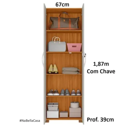 Multiuso 2 Portas NT4020 Alta Com Chave (878) - Imagem 2