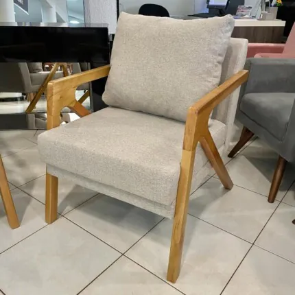 Poltrona Amber Tecido Linho (4209)
