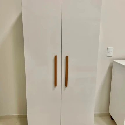 Armário 80cm Multiuso 2 Portas Rubi Branco (4706)