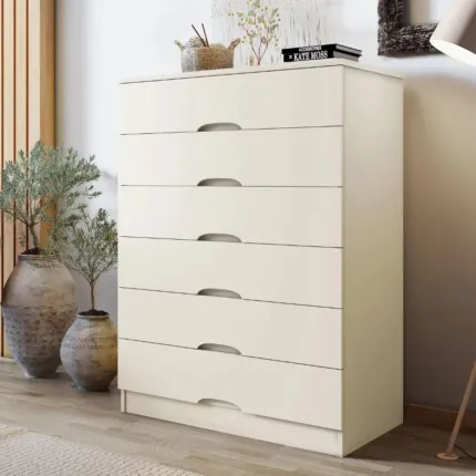 Comoda 80cm 6 Gavetas Sevilha MDF (958) - Imagem 4