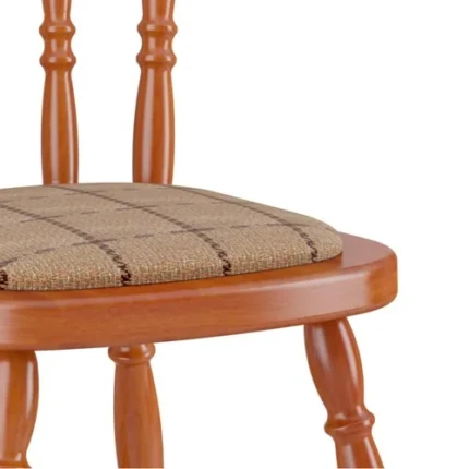 Mesa 1,60m Madeira (1415) com 6 cadeiras colonial (3753) - Imagem 4