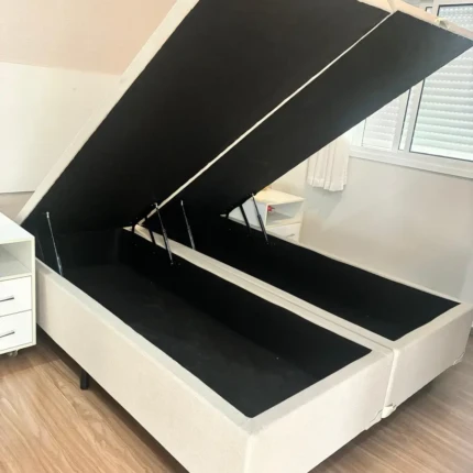 Base de Box com Baú Alto – KING 1,93m (6639) - Imagem 1