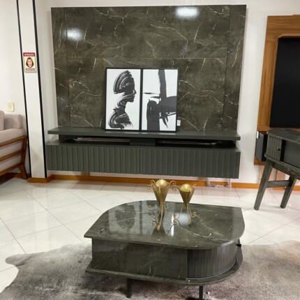 Painel 2,16m Gaia Marmorizado Jade (222) - Imagem 5