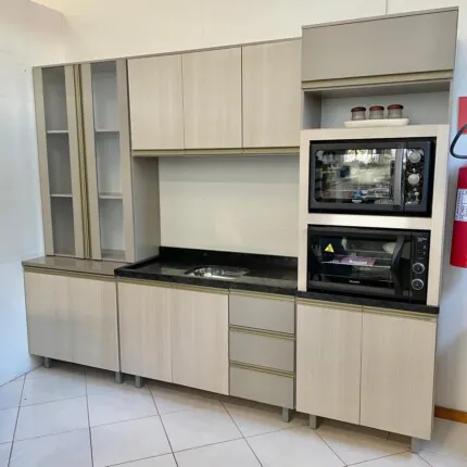 Cozinha 2,70m Luana 100% MDF Modulada (4741) - Imagem 1