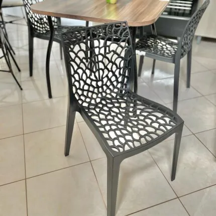Mesa Quadrada 90cm (3916) com Cadeiras Gruvyer 184kg (6836) - Imagem 2