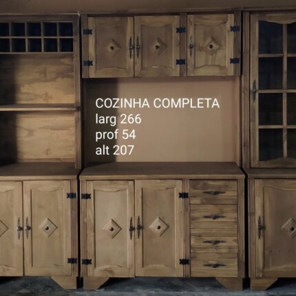 Cozinha em Madeira Rústica de 2,66m (5311) - Image 10