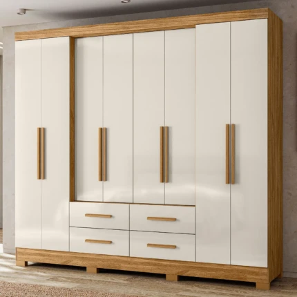 Roupeiro 2,22m San Lorenzo 8 Portas Freijo (2939)