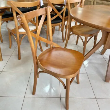 Mesa Redonda 1,20m (769ou5320) com 4 Cadeiras Leon X (1477) - Imagem 4