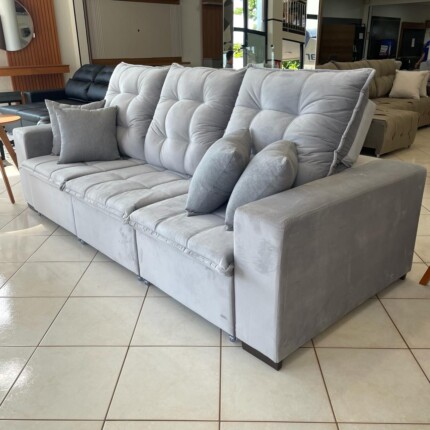 Sofa 2,70m Exclusive Veludo Claro (3781) - Imagem 2
