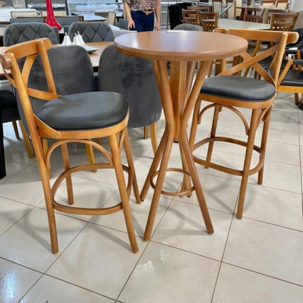 Kit Mesa Bistro com 2 Banquetas X Preto (6455-3801) - Imagem 7