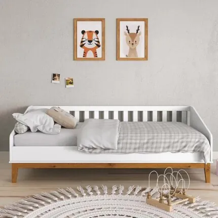 Cama Solteiro Baba New Branco (2312)